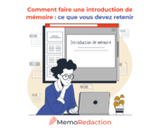 Comment faire une introduction de mémoire - Memoredaction