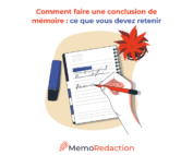 Сonclusion de mémoire : Comment le faire