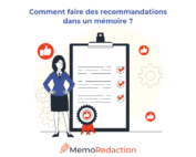 Comment faire des recommandations dans un mémoire ?