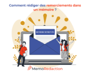 Comment rédiger des remerciements dans un mémoire