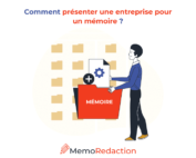 Présenter une entreprise pour un mémoire ?