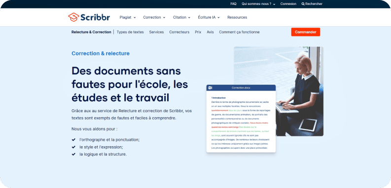 correction relecture service